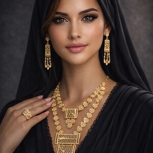 طقم ذهبي فاخر – فخامة تراثية بلمسة عصرية من SMART BU